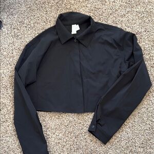 Black Alo yoga Cropped Jacket